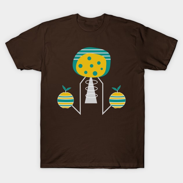 Mid-century apple tree T-Shirt by CocoDes